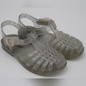 Cat & Jack Toddler Girls Glitter Jelly Sandals Size 9